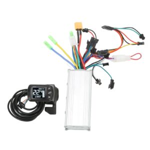 RiToEasysports 48/60V 500W Electric Bike Brushless Controller LCD Display, Scooter Motor Brushless Controller Instrument Pointer Set