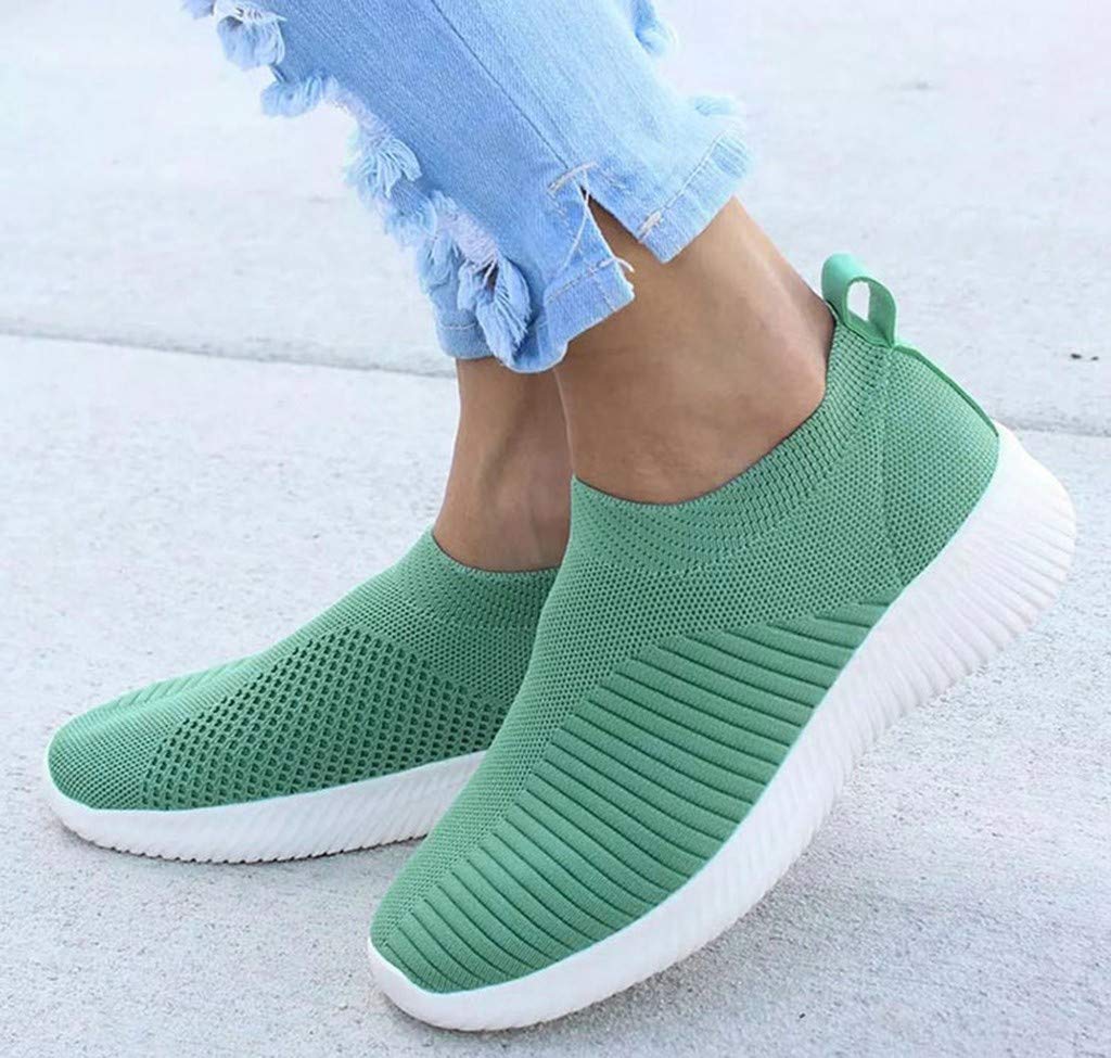 ZHOUXINGB Slippers for Women, Slip On Shoes for Women Outdoor Sandals for Home Sneakers Steel Toe Shoes Cute Boots Dressy Sandals Women Heels Dressy Mint Green