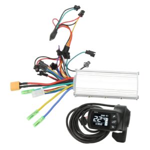 RiToEasysports 48/60V 500W Electric Bike Brushless Controller LCD Display, Scooter Motor Brushless Controller Instrument Pointer Set