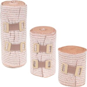 fomiyes 3pcs elastic supplies wrap trans tape elastic sports tape paper tape wrap compression thigh wrap compression strap elastic fibers stripe