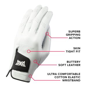 PXG Men's Players Tour Golf Glove - 100% Cabretta Leather with Cotton-Based Elastic Wristband