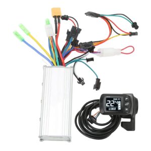 RiToEasysports 48/60V 500W Electric Bike Brushless Controller LCD Display, Scooter Motor Brushless Controller Instrument Pointer Set