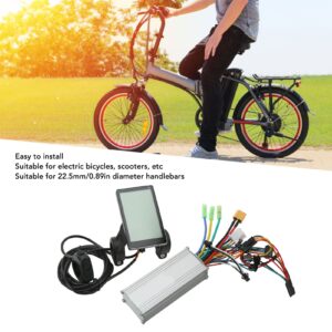 RiToEasysports 48V 60V 500W Electric Bike Brushless Controller Kit, Electric Scooter Motor Brushless Controller Kit with LCD Display Panel