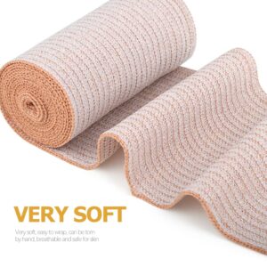 FOMIYES 3pcs Elastic Supplies Wrap Trans Tape Elastic Sports Tape Paper Tape Wrap Compression Thigh Wrap Compression Strap Elastic Fibers Stripe