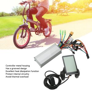 RiToEasysports 48V 60V 500W Electric Bike Brushless Controller Kit, Electric Scooter Motor Brushless Controller Kit with LCD Display Panel