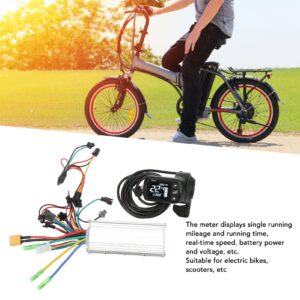 RiToEasysports 48/60V 500W Electric Bike Brushless Controller LCD Display, Scooter Motor Brushless Controller Instrument Pointer Set