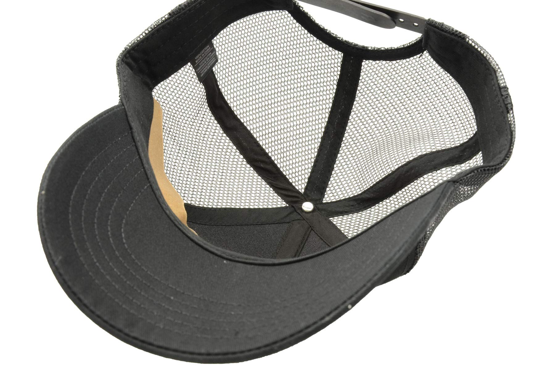 MUNULA Oversize Large Mesh Trucker Hat Big Head Hats for Men XXL Baseball Cap Breathable Dad Hat Adjustable 22.8"-24.8" (Black)