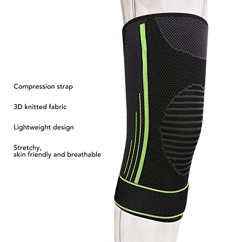 Knee Guard Sleeve, Prevent Injury Breathable Shock Absorbing Knee Brace for Basketball for Cycling (M)