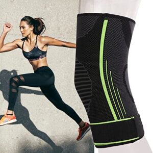 Knee Guard Sleeve, Prevent Injury Breathable Shock Absorbing Knee Brace for Basketball for Cycling (M)