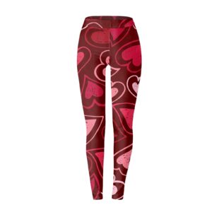 STYESH Deals of The Day Lightning Deals Today Prime Valentine Leggings for Women, High Waisted Yoga Pants Workout Casual Sport Tights Casual Soft Leggings