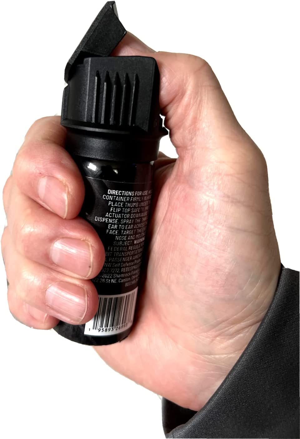 REDD Pepper Spray, Tactical Nuke - (1.40% MC) Maximum Strength Pepper Gel and Nylon Holster - (2 oz)