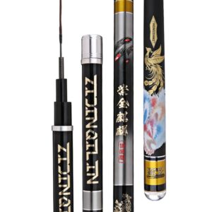 zff fishing rod carbon fiber hand pole ultra hard ultralight carp rod 3.6m 3.9m 4.5m 4.8m 5.4m 5.7m 6.3m 7.2m 8.1m rivers lakes reservoirs streams 28 tone (size : 4.8m)