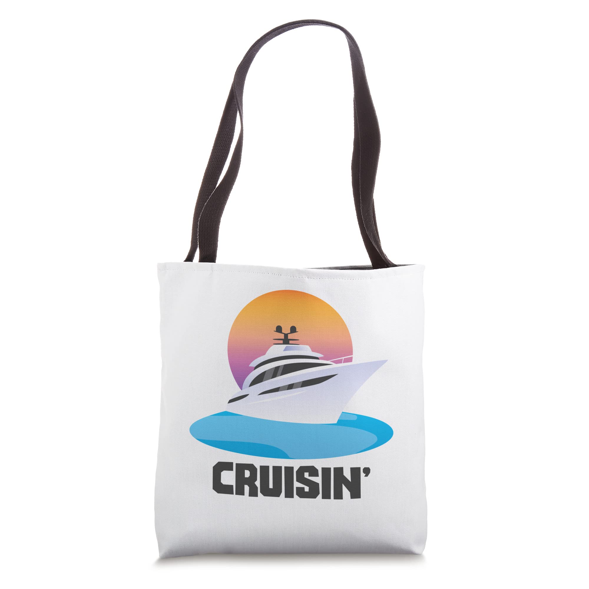 Cruisin' Cruise Ship Island Vacay Fun Tote Bag