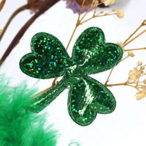 HOXIEYA St Patrick's Headband Green Clover Hair Band Shamrock Heaband for Women Kids St Patricks Day Head Decor Luck Hair Hoop for Party Decoration Hair Accessories