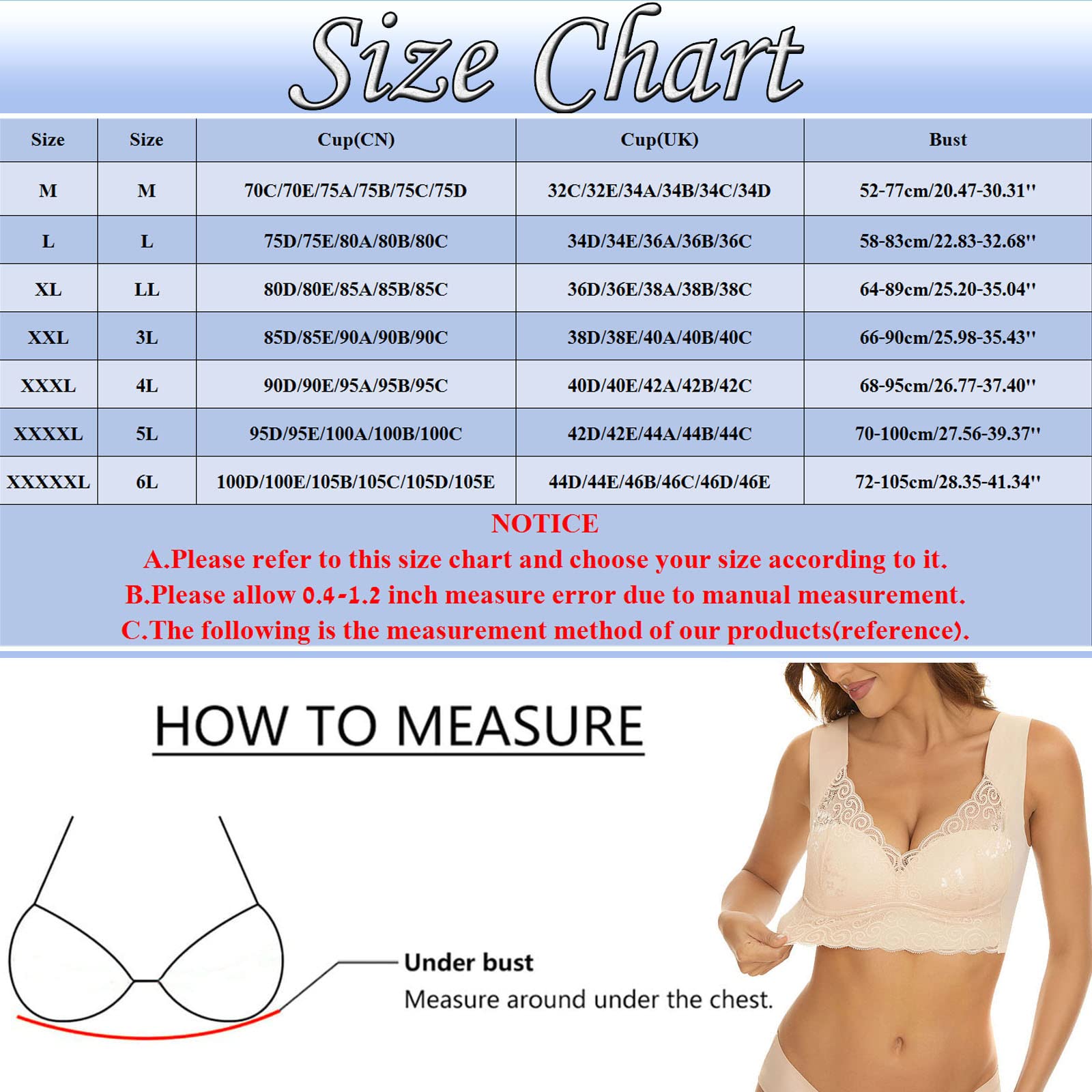 Women Sports Bras 3PCS Shaping & Powerful Lifting Bra, Lace Wireless Bra for Women, Push Up Bra Seamless Underwire Bra(Multicolor,M)