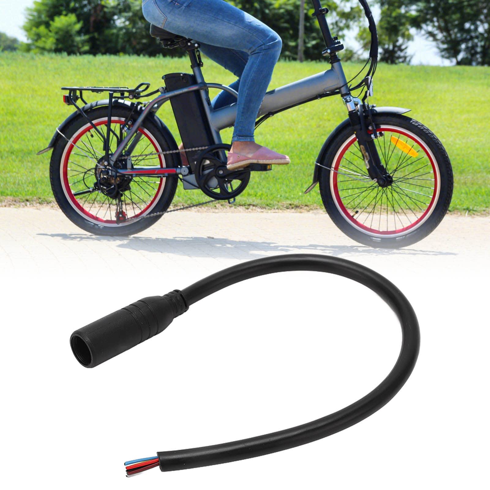 9 Pin Waterproof Wheel Motor Extension Cable for Electric Bike Female to Male Wire E-Bike Accessory,E-Bike Motor Extension Cable, 32cm Parts Extend Cable, ebike Motor Electric Bike 9 pin Waterpro