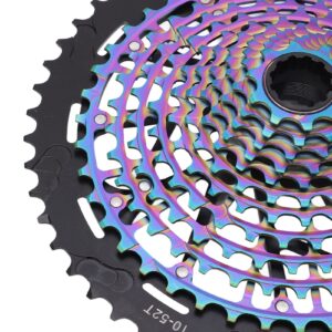 Bike Cassette Compatible,12 Speed Cassette 10-50T for Road Bike Cassette, Mountain Bike Accessories, Lightweigh Bracket Cassette Ultra-Light Bike Cassette, 12 speed cassette cassette tape freewh