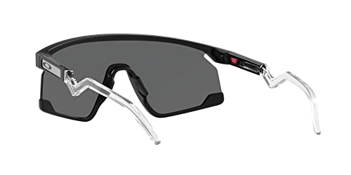 Oakley Unisex Sunglasses Matte Black Frame, Prizm Black Lenses, 39MM