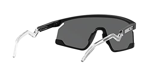 Oakley Unisex Sunglasses Matte Black Frame, Prizm Black Lenses, 39MM