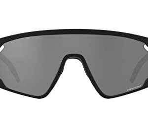 Oakley Unisex Sunglasses Matte Black Frame, Prizm Black Lenses, 39MM