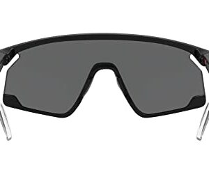 Oakley Unisex Sunglasses Matte Black Frame, Prizm Black Lenses, 39MM