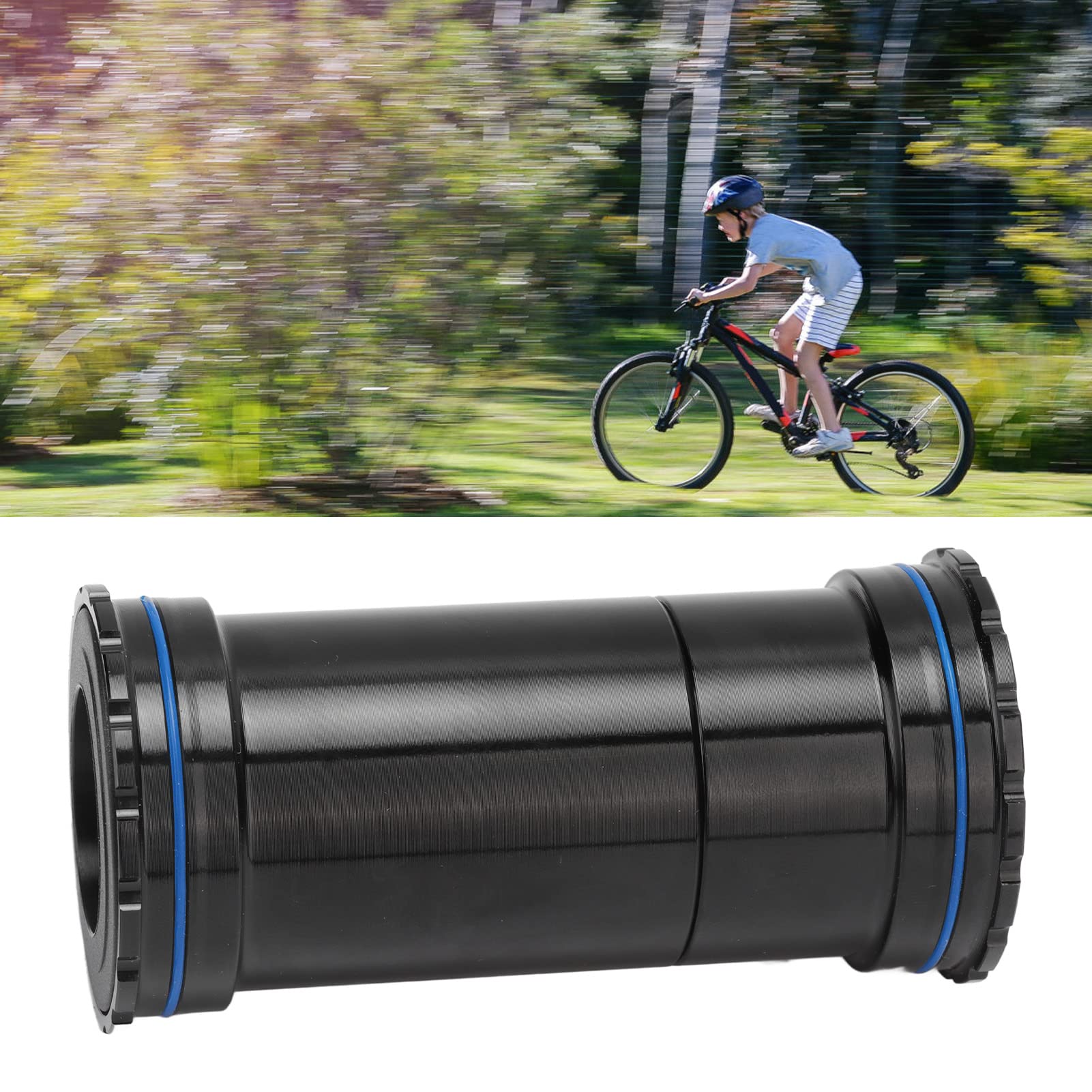 BuyWeek Bike Bottom Bracket, Press in Type BB8624 Bicycle Bearing Bottom Bracket Road Bike Bottom Bracket Replacement 86.5‑92mm for SRAM