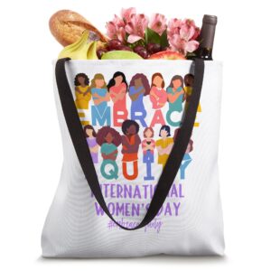 2023 International Women's Day IWD Embrace Equity Tote Bag