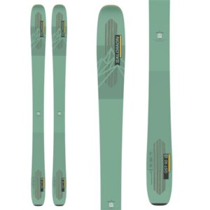 salomon qst 92 ski, green spruce/solar power/black, 176