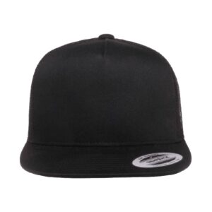 The Hat Pros | Yp Classics Yupoong 5 Panel Classic Trucker Cap (Black)