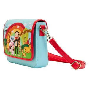 Loungefly Paul Frank Rainbow Group Crossbody Bag