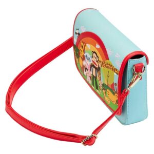 Loungefly Paul Frank Rainbow Group Crossbody Bag