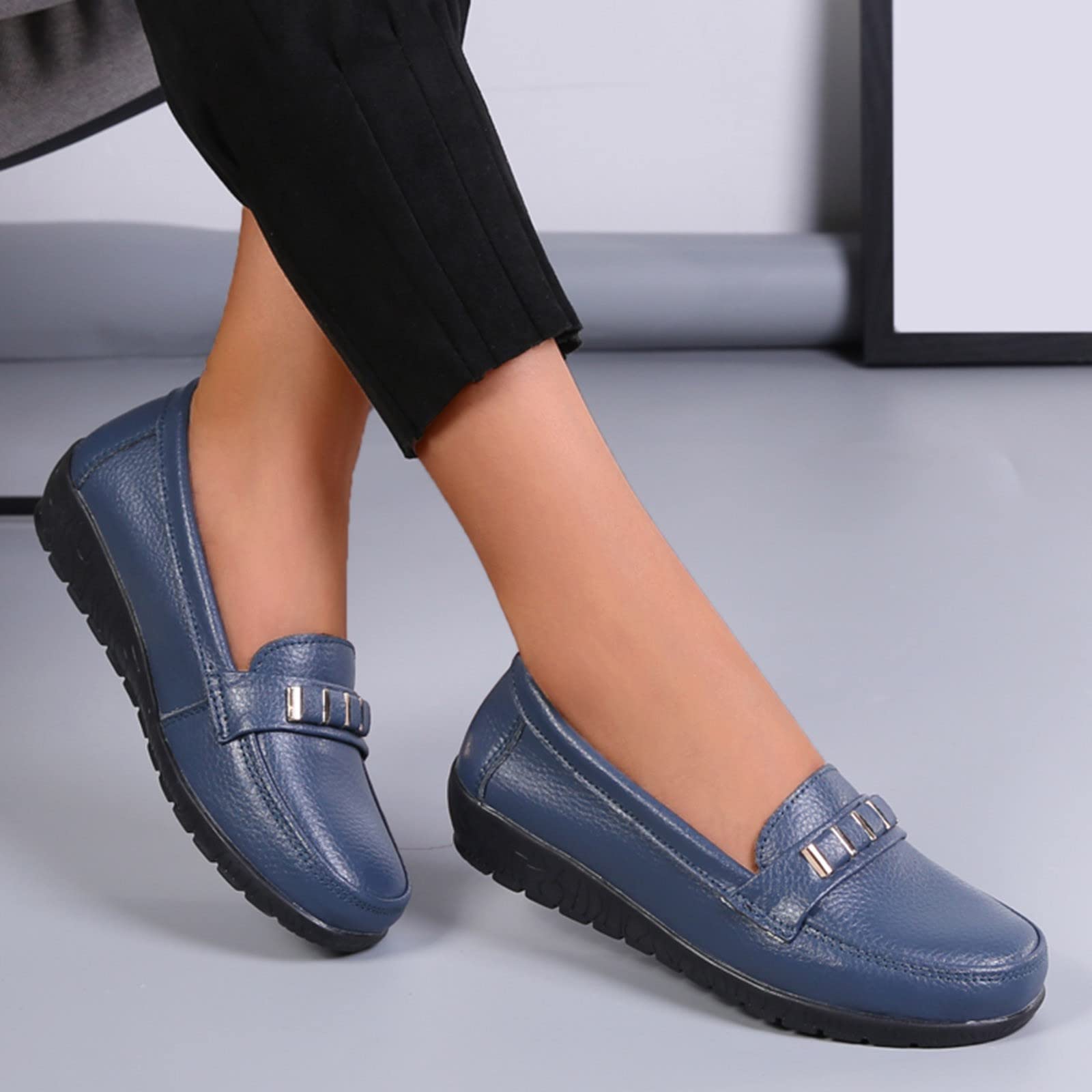 Summer Sandals for Women Sexy, Womens Shoes Wedges Wide Calf Sandals Running Water Shoes Heels Shoes Vintage Flip Flops Wide Width Shoes for Women Sandals Heels Dark Blue