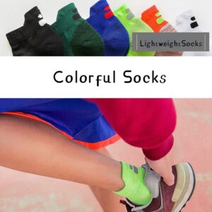 ADILAIDUN 6/12 Pairs Women Athletic Socks No Show,women's Running Ankle Socks Sports Socks Essential Lightweight Size 4-11 (Black-12 Pairs)