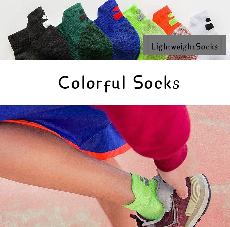 ADILAIDUN 6/12 Pairs Women Athletic Socks No Show,women's Running Ankle Socks Sports Socks Essential Lightweight Size 4-11 (Black-12 Pairs)