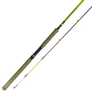 outlaw pro series 12’ crappie spinning 2-piece rod for fishing (1 rod)