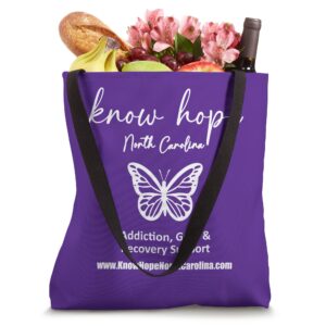 Know Hope North Carolina Tote Bag