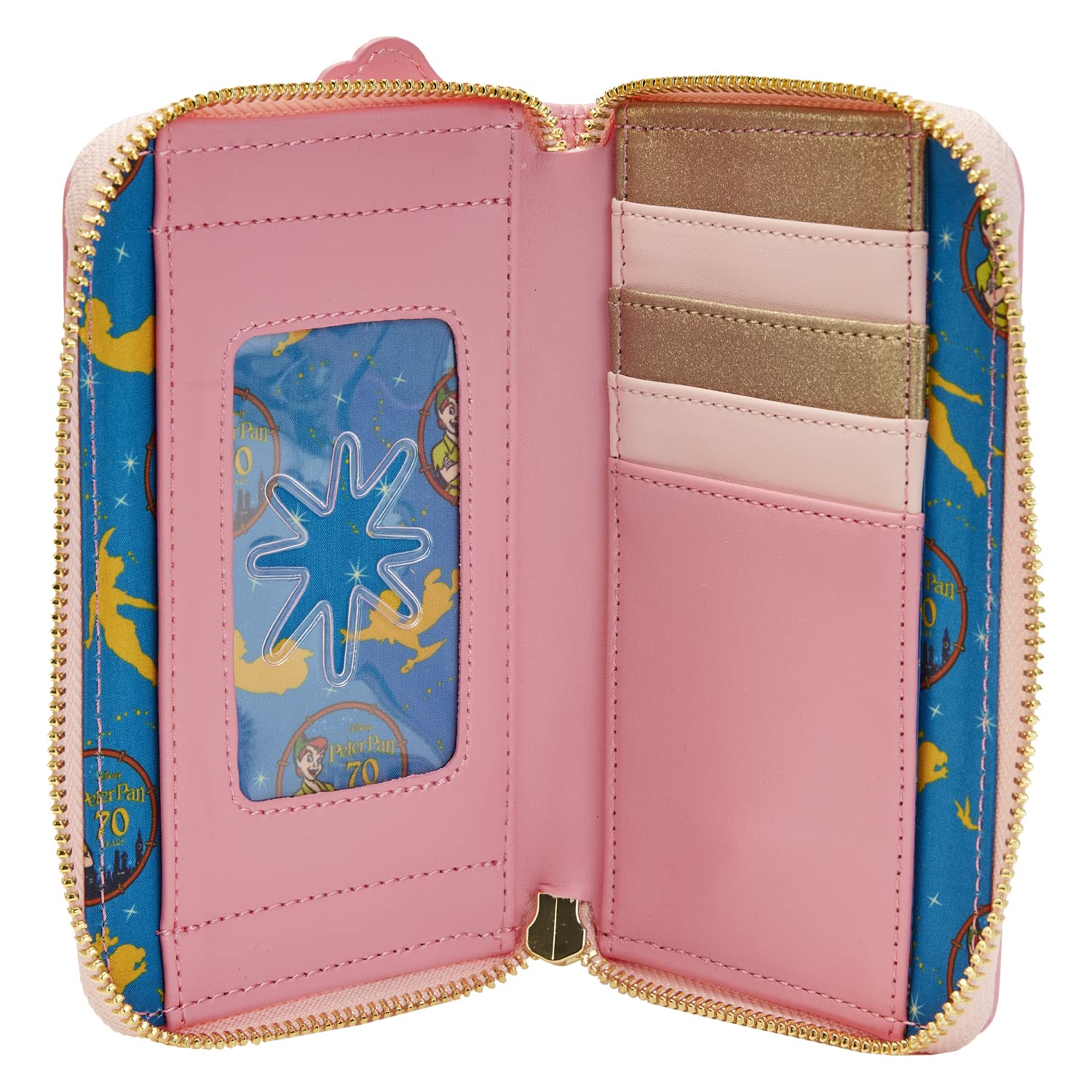 Loungefly Disney Peter Pan You Can Fly 70th Anniversary Zip Wallet