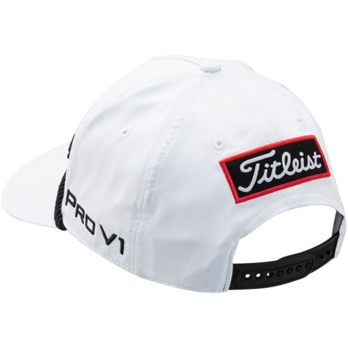 Titleist Tour Rope Golf Hat White/Black One Size Fits Most