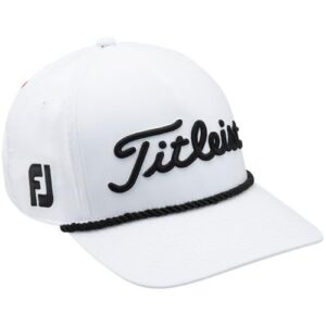 Titleist Tour Rope Golf Hat White/Black One Size Fits Most