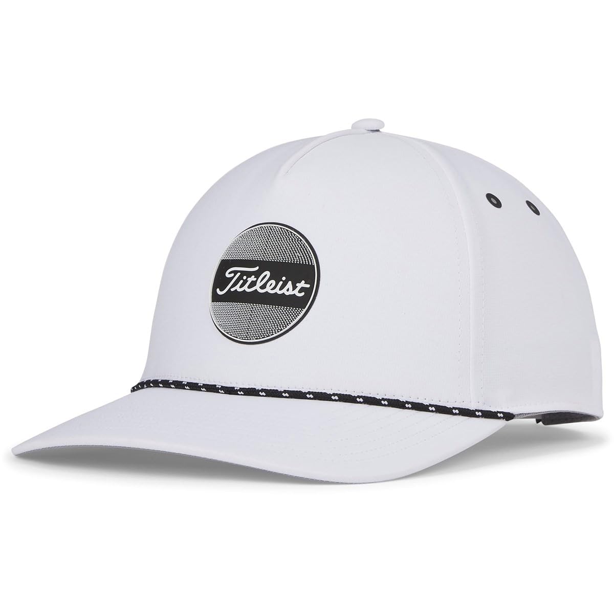 Titleist Boardwalk Rope Golf Hat White/Black One Size Fits Most