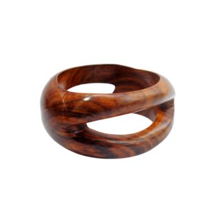 Pure Hands Charming Tropicalia - Looking for a Statement piece of jewelry, try these Charming, Chunky, Natural-Wooden-Bangle-Bracelets