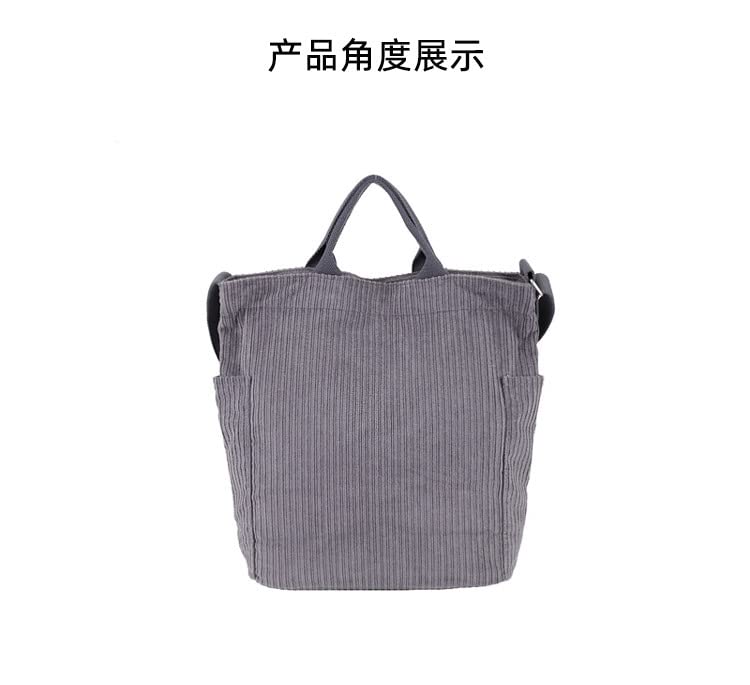 CYUREAY Tote Bag for Women, Dark Grey