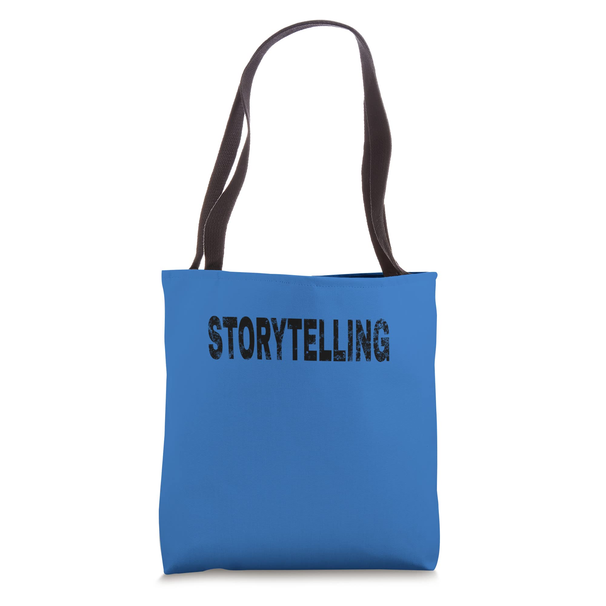 Vintage Storytelling Black Text Hobby Apparel Tote Bag