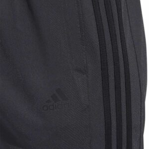 adidas Mens Midweight Essential Tricot Zip Track Pants (as1, Alpha, l, Regular, Regular, Carbon/Black)