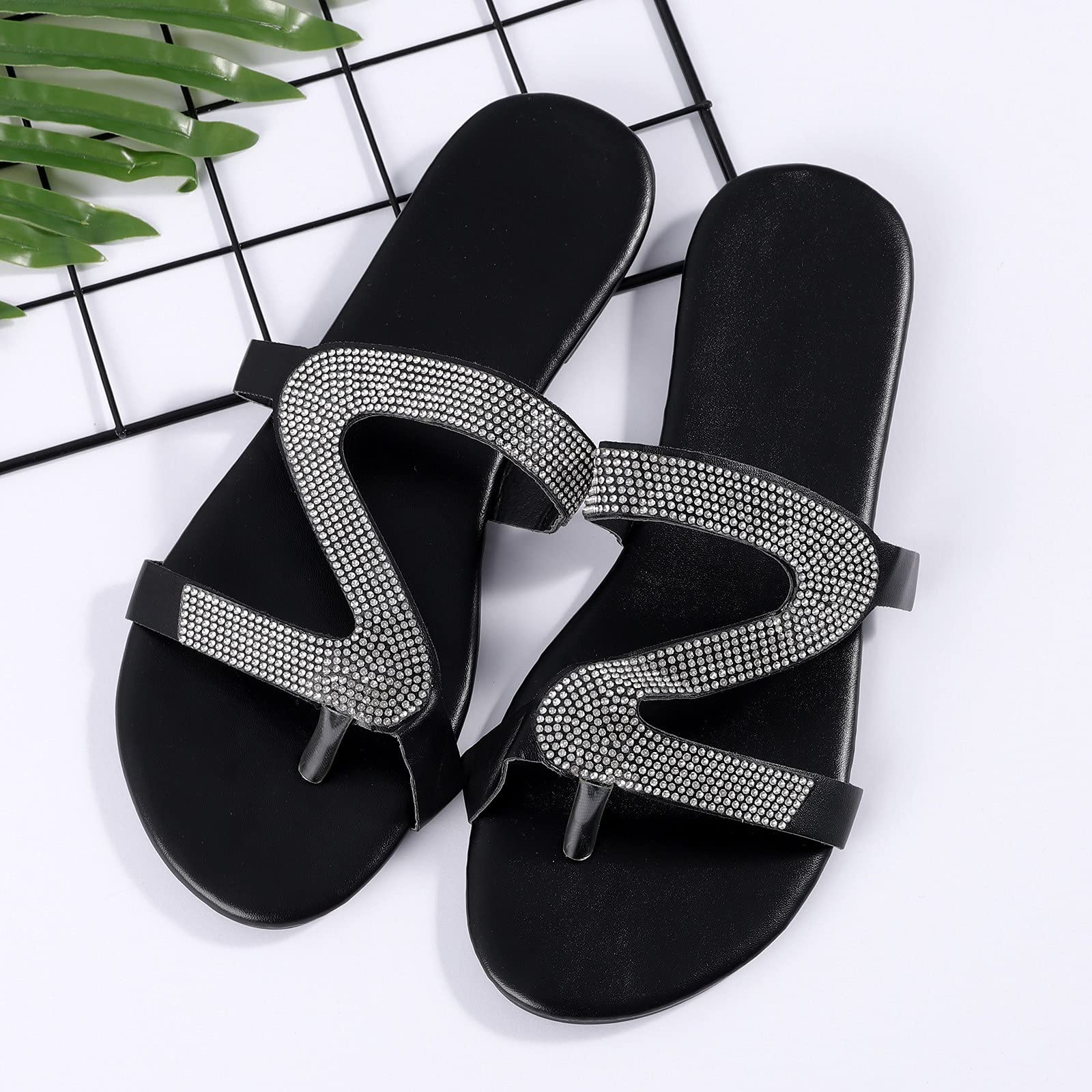 ZHOUXINGB Sandalias para Mujer Elegantes, Leather Flip Flops for Women Strappy Sandals Cycling Water Shoes Zip Up Shoes Low Heel Heels Low Wedge Leopard Shoes for Women