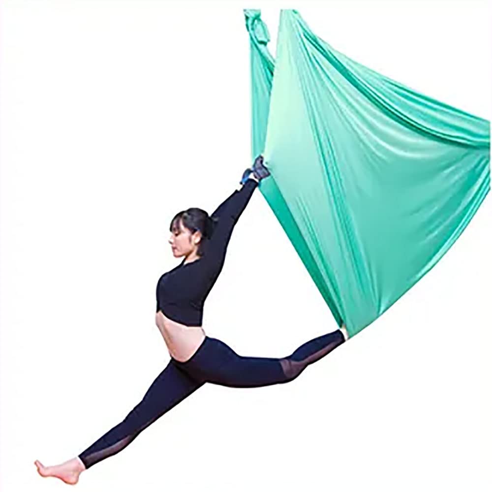 Aerial Yoga Swing Hammock Kit,Micro-bounce Antigravity Yoga Flying Sling Inversion Swing Tools for Home Air Yoga Inversion Fitness,with 2 Nylon Straps and Mounting Accessories