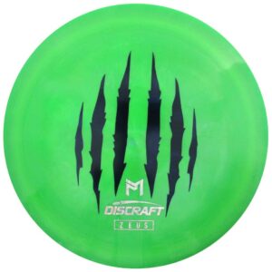 discraft limited edition paul mcbeth 6x commemorative claw stamp esp zeus distance driver golf disc - 170-172g