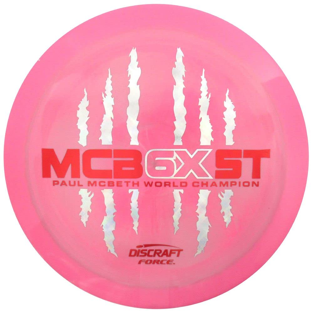 Discraft Limited Edition Paul McBeth 6X Commemorative McBeast Stamp ESP Force Distance Driver Golf Disc - 173-174g