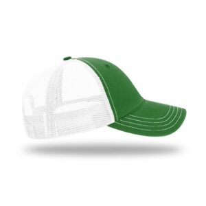 The Hat Pros | Richardson 111 Garment Washed Trucker (Kelly/White)