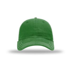 The Hat Pros | Richardson 111 Garment Washed Trucker (Kelly/White)